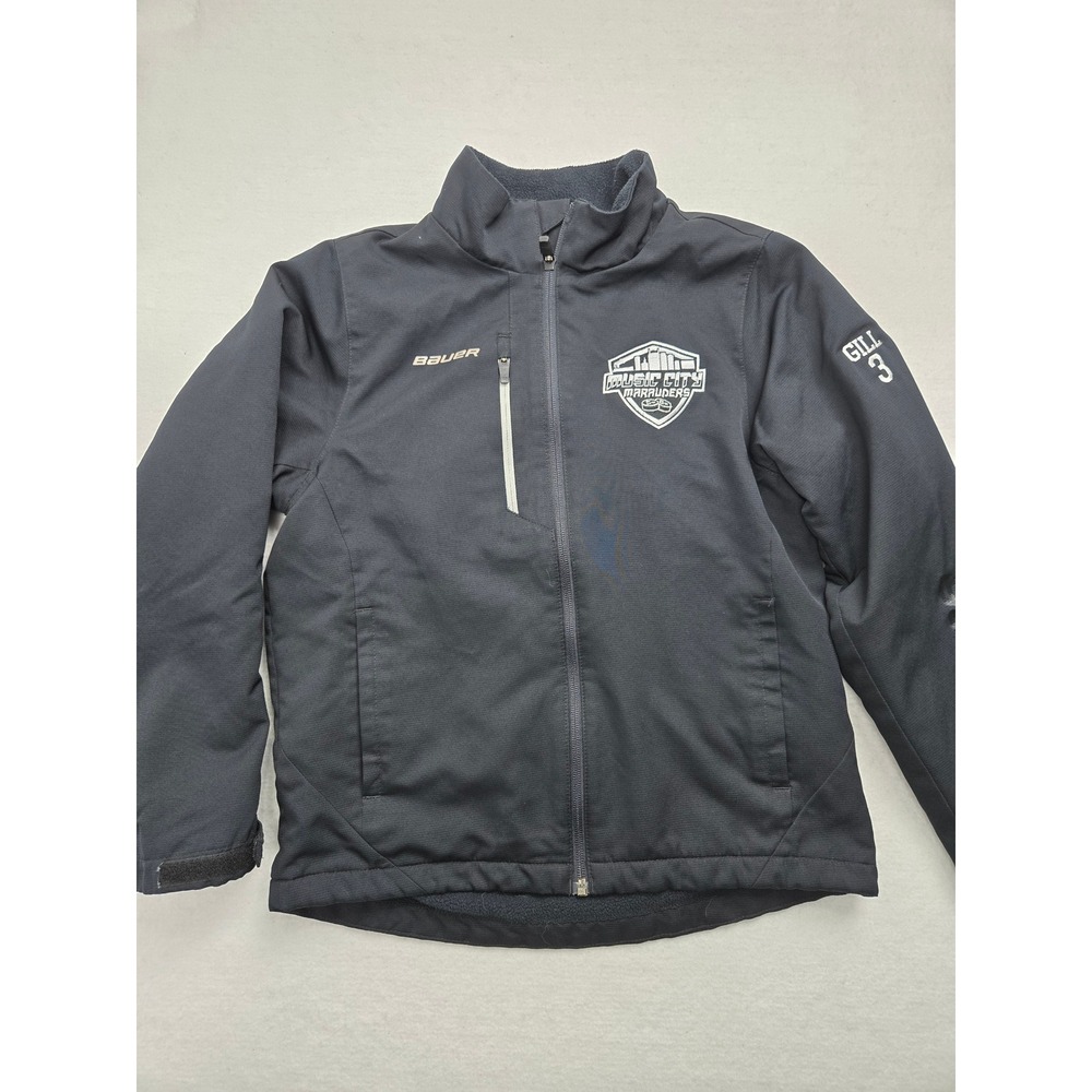 Bauer‎ Hockey Music City Marauders Full Zip Jacket Black Gill 3 Youth Medium